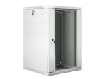 Lanberg WF01-6618-10S Rack 18U Wandmontiertes Regal Grau