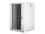 Lanberg WF01-6618-10S Rack 18U Wandmontiertes Regal Grau