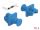 DELOCK RJ45 Staubschutz für Buchse 10 Stück blau