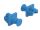 DELOCK RJ45 Staubschutz für Buchse 10 Stück blau