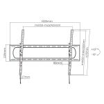 Manhattan 461931 TV-Halterung 3,05 m (120") Schwarz