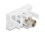 DELOCK Easy 45 Modul BNC Buchse zu BNC Buchse weiß