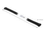 DELOCK Geflechtschlauch dehnbar 10 m x 19 mm schwarz