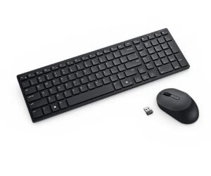 DELL Pro kompakte und leise Tastatur und Maus – KM555 - deutsch (QWERTZ)