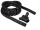 DELOCK Spiralschlauch mit Einziehwerkzeug 2,5m x25mm schwarz