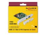 DeLOCK 90299 Schnittstellenkarte/Adapter Eingebaut USB 3.2 Gen 1 (3.1 Gen 1)