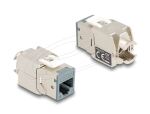 DeLOCK Keystone Modul RJ45 Buchse zu LSA Cat.6A werkzeugfrei farbig Set 8 Stück