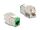 DeLOCK Keystone Modul RJ45 Buchse zu LSA Cat.6A werkzeugfrei farbig Set 8 Stück