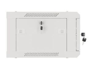 Lanberg WF01-6404-10S Rack 4U Wandmontiertes Regal Grau