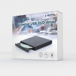 Gembird DVD-USB-04 Optisches Laufwerk DVD±RW Schwarz
