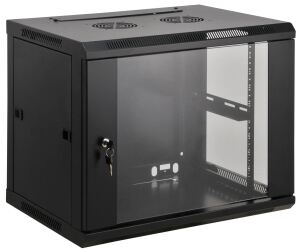 Intellinet 19" Wandverteiler, 20 HE, 994 (H) x 600 (B) x 600 (T) mm, vollständig montiert, schwarz
