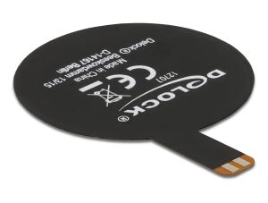 DELOCK NFC 13,56 MHz Antenne SMT FPC rund intern schwarz