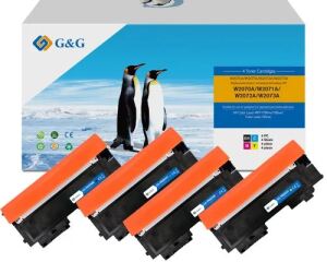 GG Toner 4er Set kompatibel mit HP 117A BKCMY