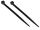 Alcasa KAB-30S48 Kabelbinder Leiter-Kabelbinder Nylon Schwarz 100 Stück(e)