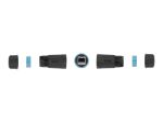 DeLOCK Kabelverbinder RJ45 Buchse zu RJ45 Buchse Cat.6A wasserfest