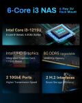 TERRAMASTER U4-500, 1U 4bay NAS, Core i3 1215U Ultra-Short