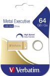 Verbatim Metal Executive - USB 3.0-Stick 64 GB - Gold