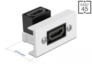 DELOCK Easy 45 HDMI Modul gewinkelt 90° 22,5 x 45 mm
