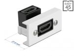 DELOCK Easy 45 HDMI Modul gewinkelt 90° 22,5 x 45 mm