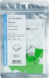 SmartKeeper Mini "Micro SD Port" Blocker grün 10 Stk.