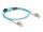 DeLOCK LWL Kabel mit Metallarmierung LC Duplex zu LC Duplex Multimode OM3 1 m