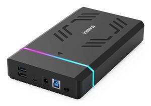 Inateck FE3003 HDD / SSD-Gehäuse Schwarz 2.5/3.5"