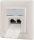 LogiLink NP0128 - Cat.6A Netzwerkdose UP 2x RJ45 geschirmt reinweiß