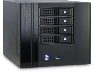 Inter-Tech SC-4004 Small Form Factor (SFF) Schwarz
