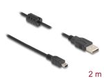 DeLOCK 2m, USB 2.0-A/USB 2.0 Mini-B USB Kabel USB A...