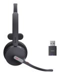Yealink WH64 Hybrid Mono Teams Kopfhörer Kabellos Kopfband Büro/Callcenter Mikro-USB Bluetooth Schwarz