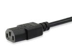 Equip Hochwertiges Netzkabel, C13 auf Schuko, 1.8m