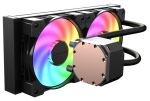 LC-Power LC-CC-240-B-ARGB Computerkühlsystem Prozessor All-in-One-Flüssigkeitskühler 12 cm Schwarz