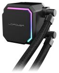 LC-Power LC-CC-240-B-ARGB Computerkühlsystem Prozessor All-in-One-Flüssigkeitskühler 12 cm Schwarz