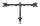 Neomounts DS60-600BL2 Monitorarm 10-32" - Quick Fix - 180°-Stopp