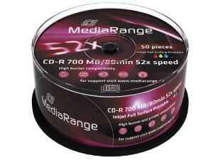 MediaRange MR208 CD-Rohling CD-R 700 MB 52x 50 Stück(e)