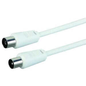 Schwaiger 5.0m IEC - IEC Koaxialkabel 5 m Weiß