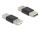 DELOCK Adapter Gender Changer USB 2.0 Typ-A St > St Metall