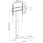 Techly ICA-TR47 TV-Ständer & Entertainment-Center