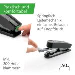 NOVUS Heftgerät B 4FC renew bis 50 Blatt schwarz