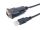 Equip USB-A auf Serial (DB9) Kabel, M/M, 1.5m