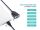 Equip USB-A auf Serial (DB9) Kabel, M/M, 1.5m