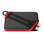Silicon Power Armor A62 Externe Festplatte 5 TB 2.5" USB Typ-A 3.2 Gen 1 (3.1 Gen 1) Schwarz, Rot