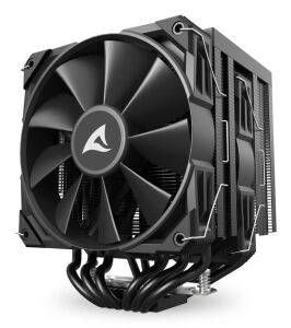 Sharkoon A60 Prozessor Luftkühlung 12 cm Schwarz 1 Stück(e)