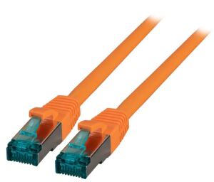 EFB Elektronik MK6001.0,5O Netzwerkkabel Orange 0,5 m Cat6a S/FTP (S-STP)