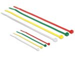 DeLOCK 18628 Kabelbinder Nylon Grün, Rot,...