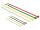 DeLOCK 18628 Kabelbinder Nylon Grün, Rot, Transparent, Gelb 200 Stück(e)
