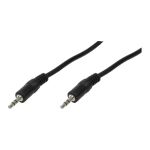 LogiLink 3.5mm - 3.5mm, 3m Audio-Kabel Schwarz