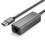 Lindy 43313 Kabeladapter USB-A RJ-45 Silber