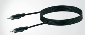 Schwaiger 2x3.5 mm 3m Audio-Kabel 3.5mm Schwarz