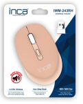 Inca IWM-243RH Maus Beidhändig RF Wireless Optisch 1600 DPI